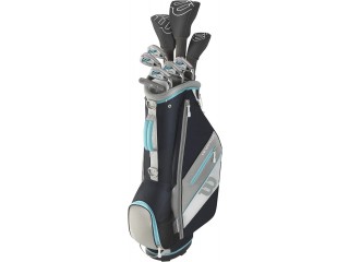 Wilson Ultra XD Damen Golfschläger Set Mit Carttasche Golf Komplettset Eisen Hölzer Driver Bag Graphit Schaft